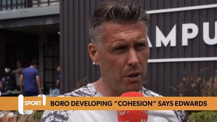 Middlesbrough developing “cohesion” says Rob Edwards