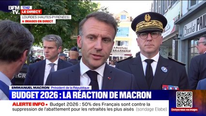 Budget 2026 : pour Emmanuel Macron, "François Bayrou a eu raison de donner le cap"