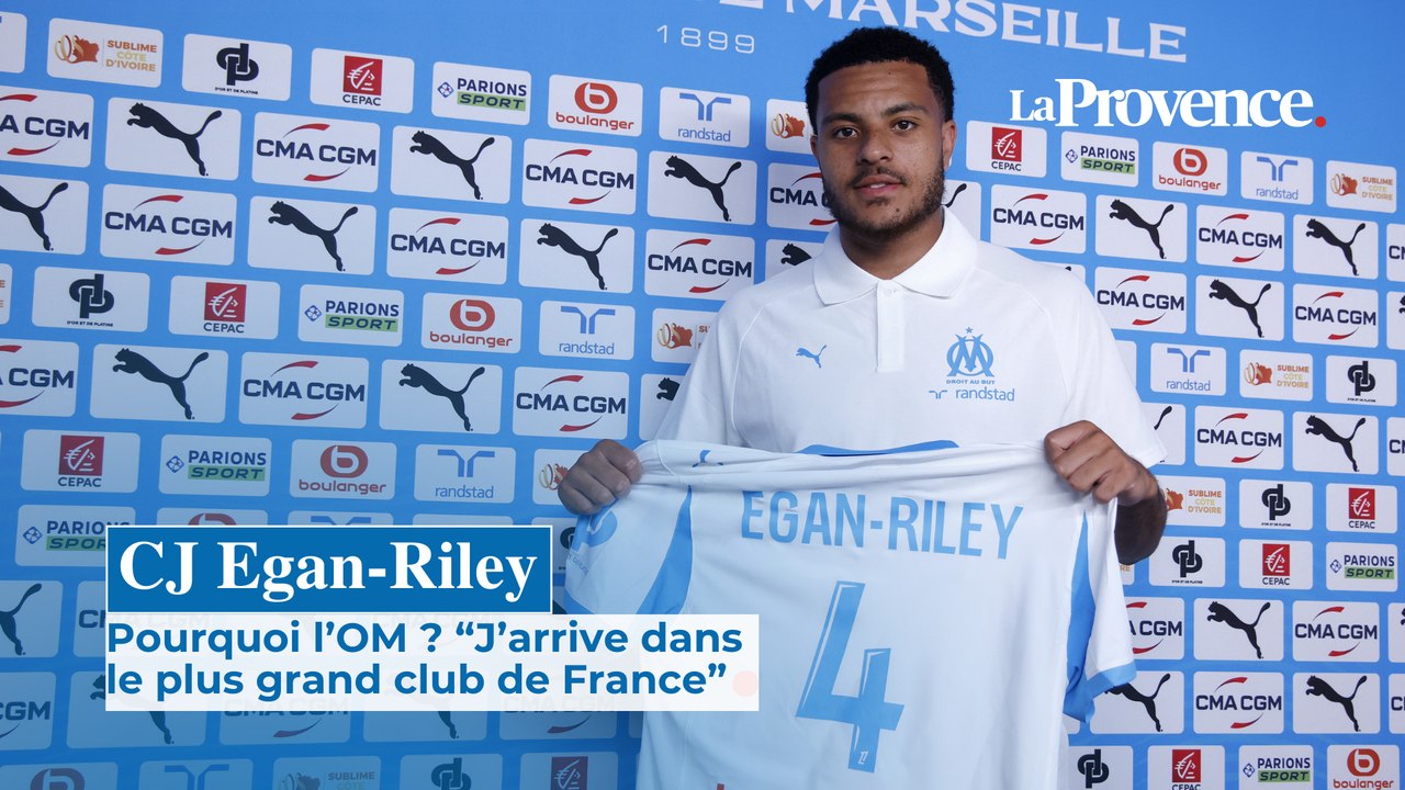 OM. "Je connais bien l'histoire du club", ce qu'il faut retenir de la présentation de CJ Egan-Riley
