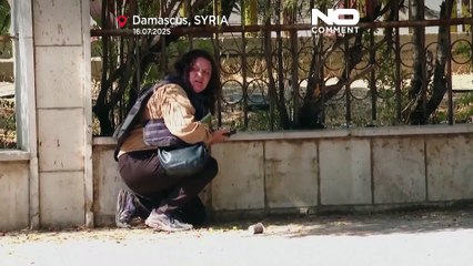 Гражданская оборона Сирии опубликовала кадры израильского удара по Генштабу в Дамаске