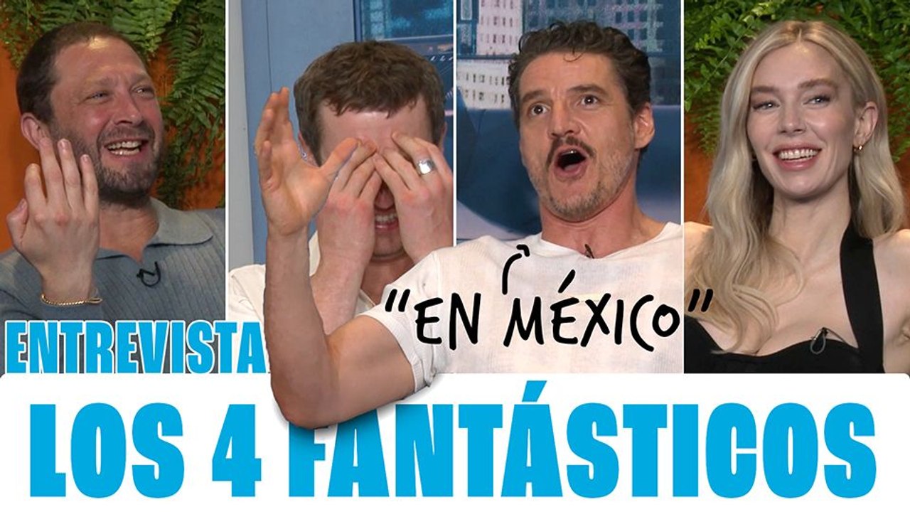 'Los 4 Fantásticos: Primeros Pasos' - Entrevista con Pedro Pascal, Vanessa Kirby, Joseph Quinn y Ebon Moss-Bachrach