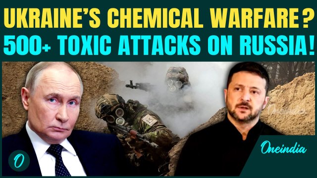 Zelensky using CHEMICAL WEAPONS against Putin? Russia says 500+ toxic & poisonous agents used in War