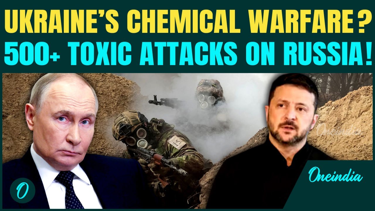 Zelensky using CHEMICAL WEAPONS against Putin? Russia says 500+ toxic & poisonous agents used in War