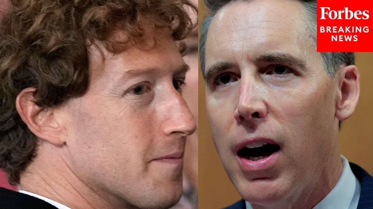 'Mark Zuckerberg Himself Approved The Decision': Josh Hawley Accuses Meta Of Training AI On 'Stolen' Work