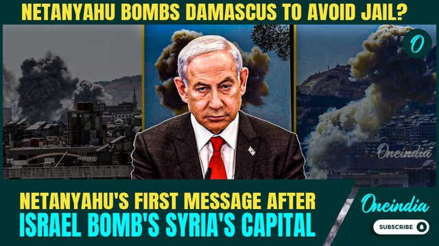 SYRIA BOMBED: Netanyahu CONFIRMS IDF Strikes on Syria’s Capital |IDF’s Chilling Message to Al-Sharaa