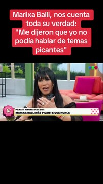 Marixa Balli mandó al frente a la producción de LAM y reveló por qué la bajaron de la conducción