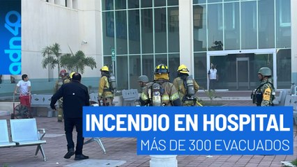 Incendio en hospital general de Culiacán: Más de 300 evacuados