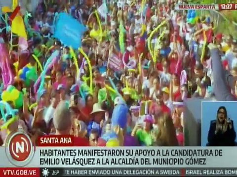 Neoespartanos mostraron su apoyo al candidato del GPP Emilio Velásquez de cara al 27-J