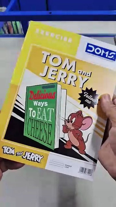 DOMS King Size Tom and Jerry Notebook | Most Viral Cartoon Notebook for School & Fun! 📒🐭🐱