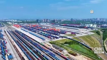 "ORTA KORİDOR"DA TARİHİ SEFER | Çin'den Türkiye'ye ilk yük treni yola çıktı