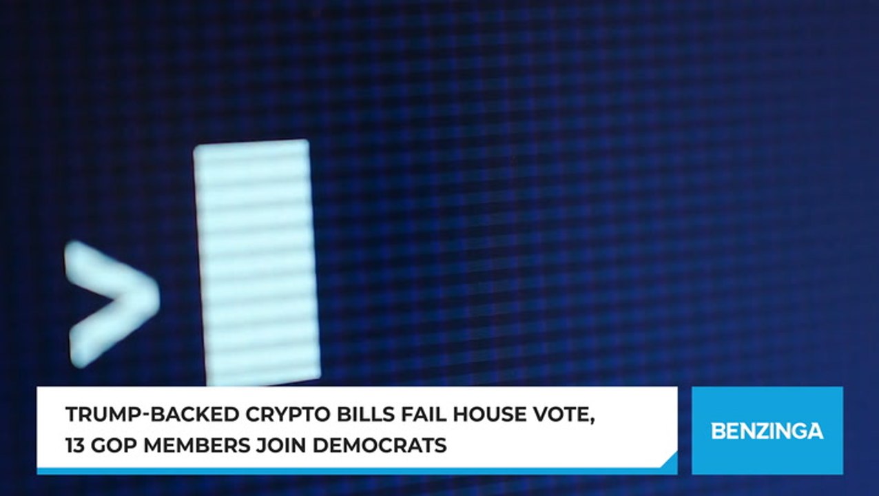 Trump-Backed Crypto Bills Fail House Vote, 13 GOP Members Join Democrats