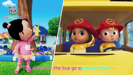 Wheels on the Bus - Rocket Rescue! _ CoComelon Nursery Rhymes _ Kids Songs