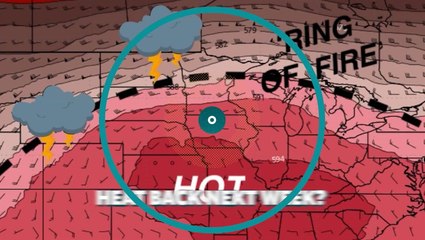 Unusually cool air moves in to Minnesota, but 'ring of fire' heat looms next week