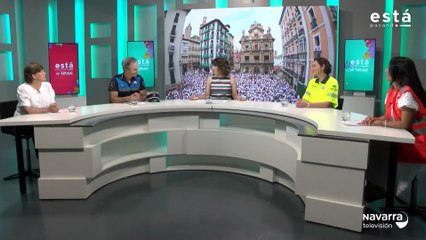 Balance de Sanfermines con Policía Municipal, DYA Navarra, Cruz Roja y ANAPEH