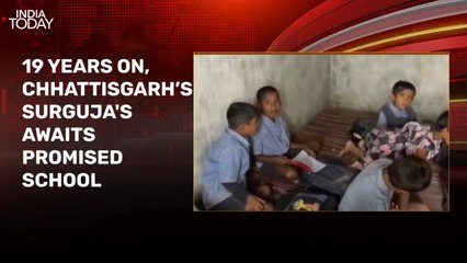 19-year wait for school, students study in leaking kitchen shed in Chhattisgarh