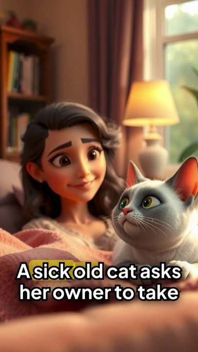 Funny Cat Video| "The Cat’s Last Sunset 🌅🐾 | A Heartwarming 1-Minute Story"