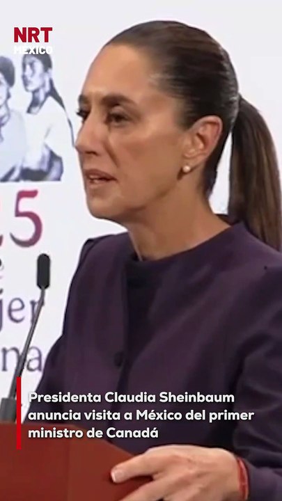 La presidenta Claudia Sheinbaum anunció que el primer ministro de Canadá realizará una visita oficial a México en las próximas semanas. El encuentro buscará reforzar los lazos bilaterales, así como la cooperación económica y en materia de migración.