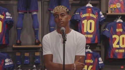 Se puso serio y pidió responder en español y no en catalán: la frase de Lamine a las críticas a su fiesta
