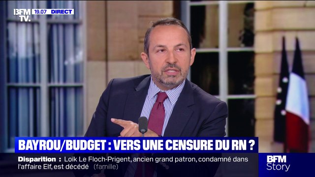 Budget 2026: pour Sébastien Chenu (RN), François Bayrou est lâche et fainéant