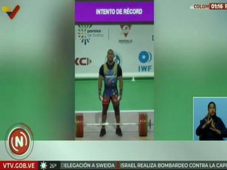 Julio Mayora se coronó campeón panamericano de levantamiento de pesas en la división de los 79 kg