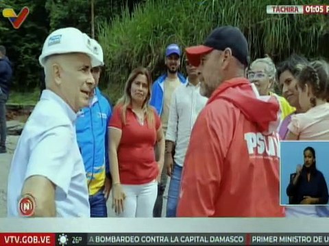 Táchira | Ejecutan labores de mitigación de riesgos en zonas afectadas por las fuertes lluvias