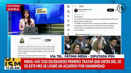 Fátima Mena: Lo que el país necesita es estabilidad y confianza