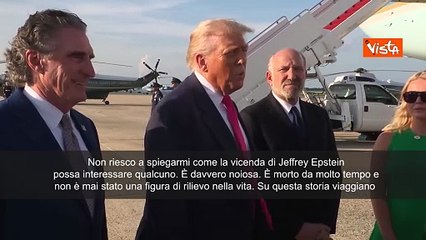 Trump: Caso Epstein è vicenda noiosa, non capisco interesse. Pubblicheremo tutti file credibili