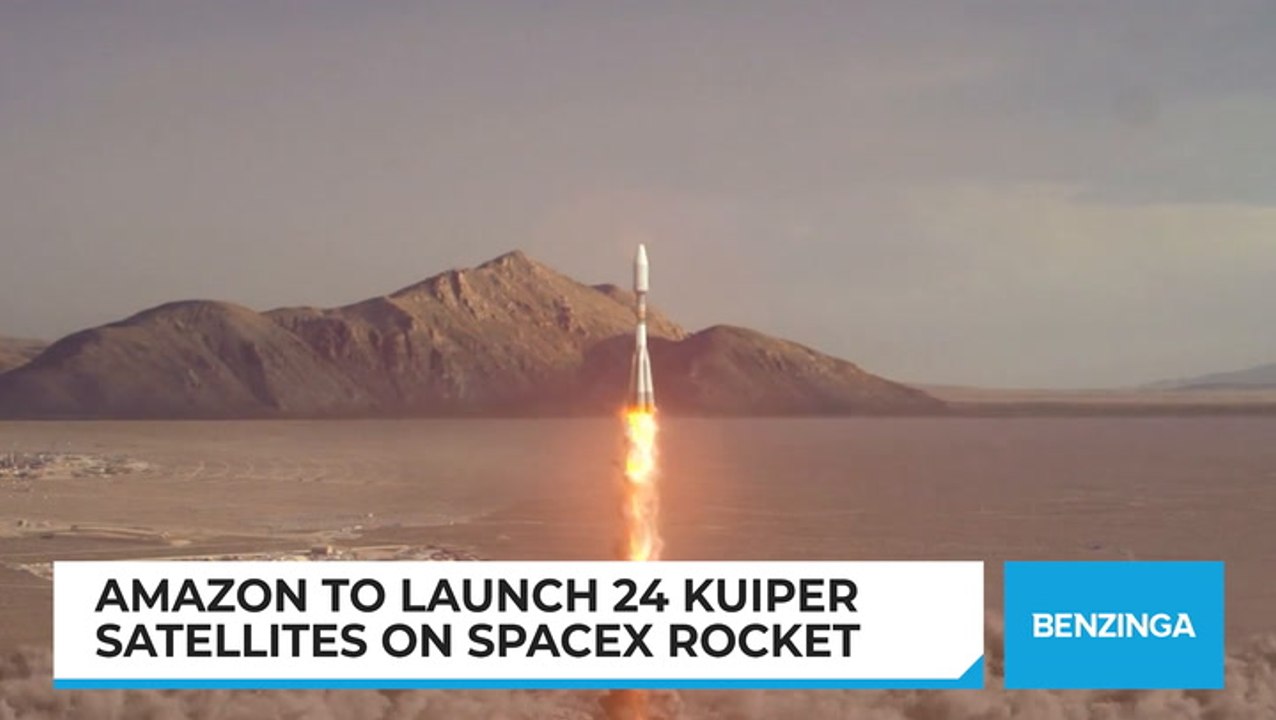 Amazon To Launch 24 Kuiper Satellites On SpaceX Rocket