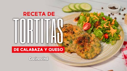 Receta de tortitas de calabaza con queso