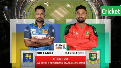Sri Lanka vs Bangladesh 3rd T20I Highlights 2025