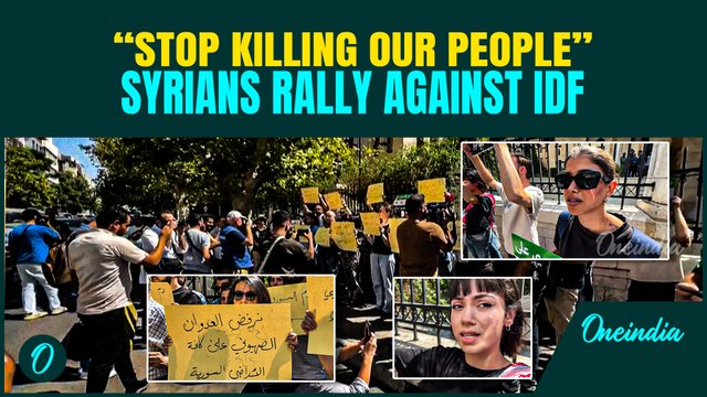 Damascus Protesters Slam Israel: Airstrikes Hit Syrian Army HQ Over Druze Violence- “Leave us Alone”