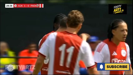 Ajax vs PAOK fc Highlights and  All Goals