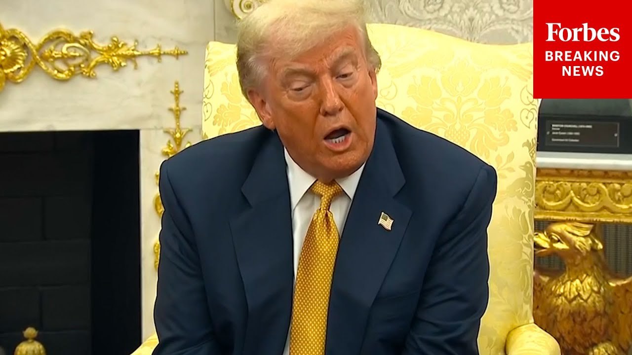 Reporter Asks Trump Straight-Out If He'll Ask Pam Bondi To Release More Epstein Files