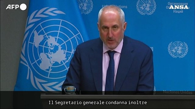 L'Onu condanna gli attacchi israeliani in Siria