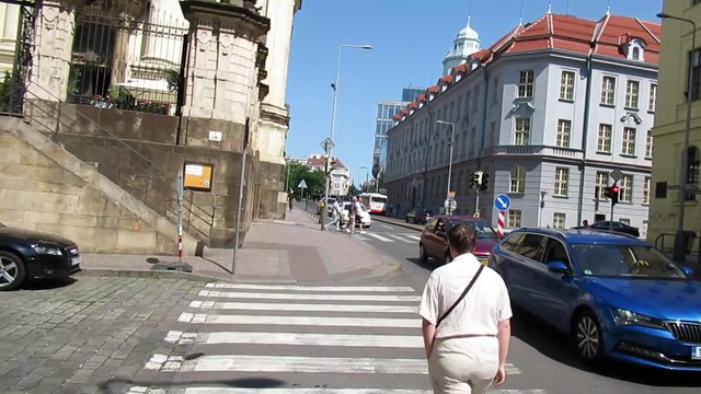 summer 2025 czech republic, prague, karlovo namesti, czech orthodox church