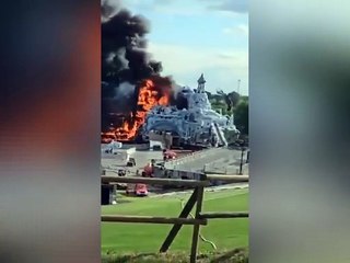 ¡Tomorrowland envuelto en llamas! Se incendia el escenario a horas de su inicio