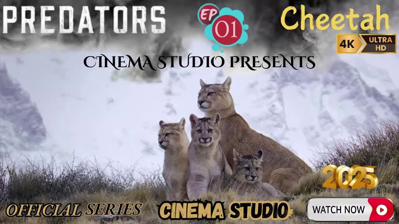 PREDATORS - Season 1 | Episode 1 - CHEETAH | Nature’s Fastest Hunter! | Hindi Dubbed Documentary | Exclusive on Cinema Studio! | #cinemastudio #Predators #Cheetah #CinemaStudio #WildlifeDocumentary #HindiDubbed #NatureLovers #AnimalFacts #JungleAdventure