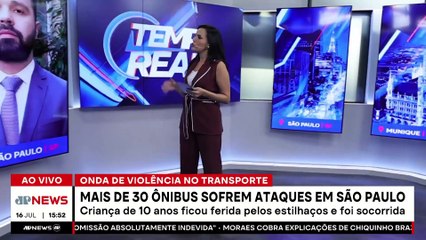 Ricardo Nunes critica demora em investigações de ataques a ônibus | TEMPO REAL