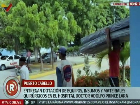 Gobierno de Carabobo dota de equipos, insumos y materiales al sistema público de salud de la región