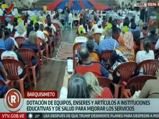 Lara | Gobierno regional dota de insumos a instituciones educativas y de salud
