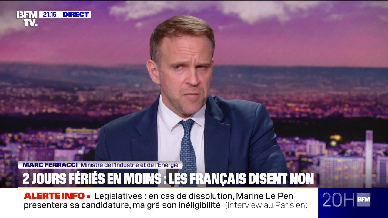 Budget 2026: "Il y a un enjeu très simple, qui est celui de notre indépendance et de notre souveraineté", indique Marc Ferracci, ministre de l'Industrie et de l'Énergie