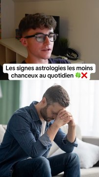 Les signes astrologiquesles moins chanceux 🍀 #quiz #astrologique #quizz