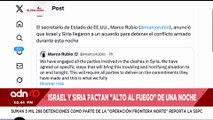🚨¡Última Hora! Israel y Siria pactan 