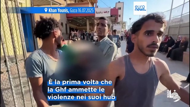 Gaza: almeno 20 persone rimaste uccise in una ressa nei pressi di un centro di aiuti