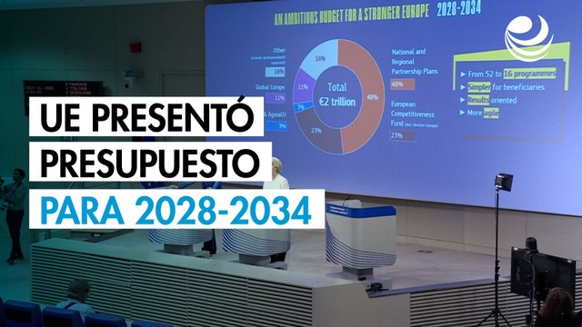 La UE presentó un presupuesto de 2 billones de euros para 2028-2034