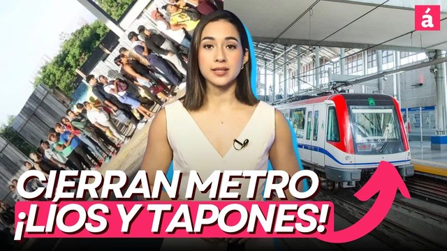 Cierre del Metro en Villa Mella deja largos tapones y filas kilométricas