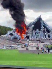 Incendio en Bélgica en la previa del festival de electrónica más grande del mundo