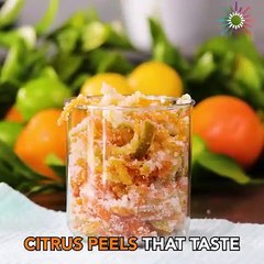 Making candied citrus peels that taste like Sour Patch Kids! 😋