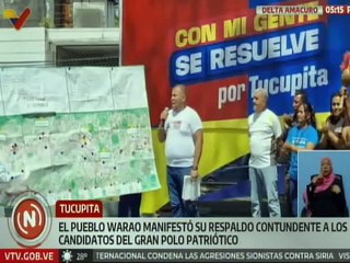 Comunidad indígena de Delta Amacuro reafirma su apoyo a los candidatos del GPP
