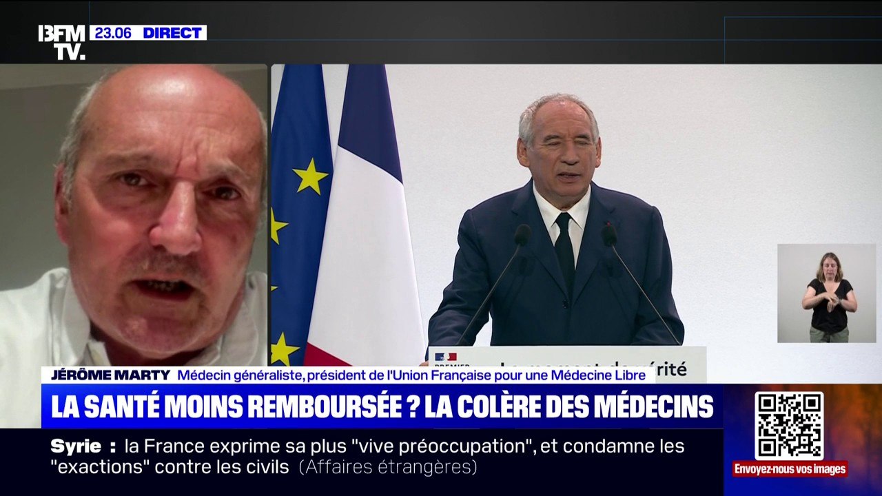Remboursement des soins: "C’est une réforme qui s’attaque aux patients", dénonce le président de l’Union Française pour une Médecine Libre